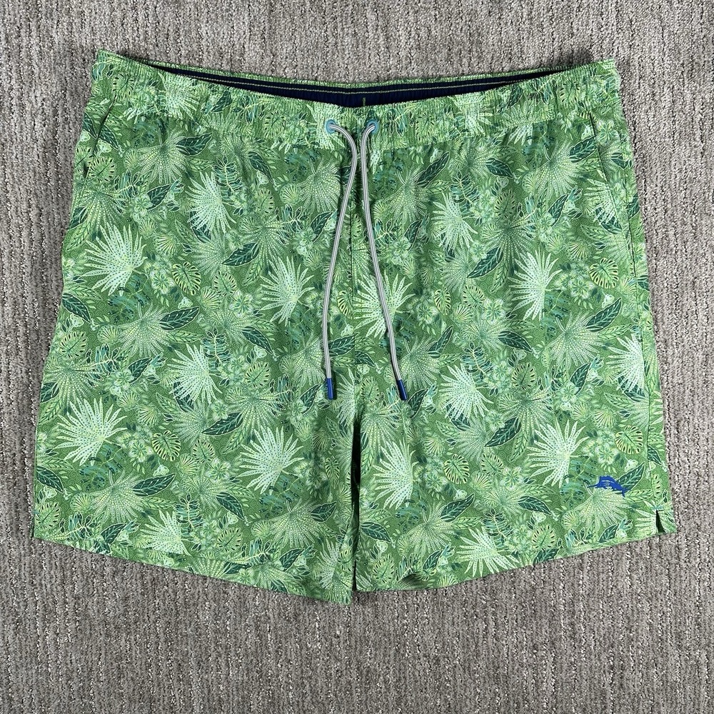 NWT Tommy Bahama Swim Trunks Mens XXL 6"Inseam Shorts Beach Tropical Floral